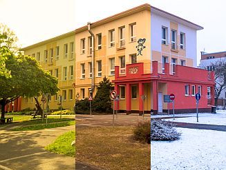 Mateřská škola se nachází v klidném prostředí v Plzni na Slovanech.
